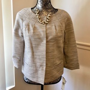 NWT Anne Klein light grayish blue blazer size 2